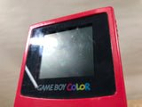 GameBoy Color Red Console Nintendo Japan - Tested Working LG9353