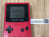GameBoy Color Red Console Nintendo Japan - Tested Working LG9353