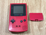 GameBoy Color Red Console Nintendo Japan - Tested Working LG9353