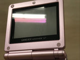 GameBoy Advance SP Pearl Pink Console Nintendo Japan - Tested Working LG9385