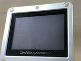GameBoy Advance SP Platinum Silver Console Japan - Tested Working LG9388