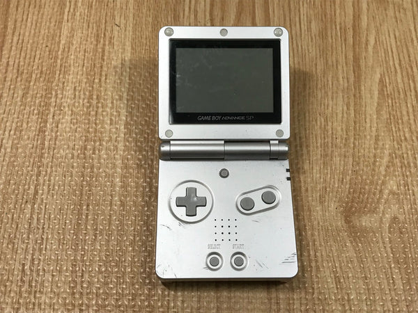 GameBoy Advance SP Platinum Silver Console Nintendo Japan - With