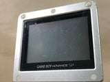 GameBoy Advance SP Platinum Silver Console Japan - Tested Working LG9395