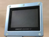 GameBoy Advance SP Pearl Blue Console Nintendo Japan - Tested Working LG9402