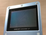 GameBoy Advance SP Pearl Blue Console Nintendo Japan - With Defects LG9403