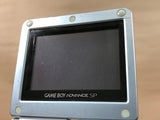 GameBoy Advance SP Pearl Blue Console Nintendo Japan - Tested Working LG9407
