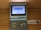 GameBoy Advance SP Pearl Blue Console Nintendo Japan - Tested Working LG9408