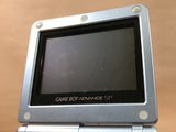 GameBoy Advance SP Pearl Blue Console Nintendo Japan - Tested Working LG9413