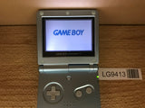 GameBoy Advance SP Pearl Blue Console Nintendo Japan - Tested Working LG9413