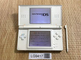 Nintendo DS Lite Crystal White Console Nintendo Japan - With Defects LG9417