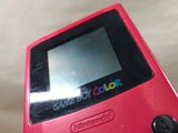 GameBoy Color Red Console Nintendo Japan - Tested Working LG9439