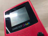 GameBoy Color Red Console Nintendo Japan - Tested Working LG9439