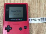 GameBoy Color Red Console Nintendo Japan - Tested Working LG9439