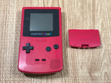 GameBoy Color Red Console Nintendo Japan - Tested Working LG9439