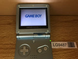 GameBoy Advance SP Pearl Blue Console Nintendo Japan - Tested Working LG9487