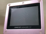 GameBoy Advance SP Pearl Pink Console Nintendo Japan - Tested Working LG9502
