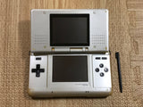 Nintendo DS Platinum Silver Console Nintendo Japan - Tested Working LG9512