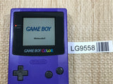 GameBoy Color Purple Console Nintendo Japan - Tested Working LG9558
