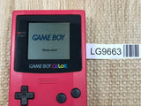 GameBoy Color Red Console Nintendo Japan - With Defects LG9663
