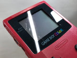 GameBoy Color Red Console Nintendo Japan - Tested Working LG9666