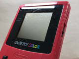 GameBoy Color Red Console Nintendo Japan - Tested Working LG9666