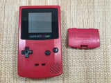 GameBoy Color Red Console Nintendo Japan - Tested Working LG9666