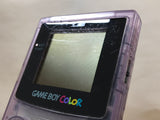 GameBoy Color Clear Purple Console Nintendo Japan - Tested Working LG9680