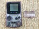 GameBoy Color Clear Purple Console Nintendo Japan - Tested Working LG9680