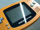 GameBoy Advance Orange Console Nintendo Japan - Tested Working LG9722