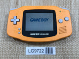 GameBoy Advance Orange Console Nintendo Japan - Tested Working LG9722