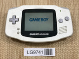 GameBoy Advance White Console Nintendo Japan - Tested Working LG9741