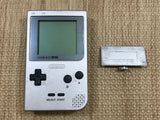 GameBoy Pocket Silver Console Nintendo Japan - Tested Working LH1012