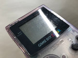 GameBoy Color Clear Purple Console Nintendo Japan - Tested Working LH1023