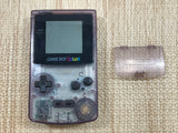 GameBoy Color Clear Purple Console Nintendo Japan - Tested Working LH1023
