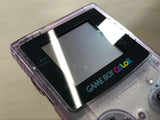 GameBoy Color Clear Purple Console Nintendo Japan - Tested Working LH1025