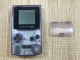 GameBoy Color Clear Purple Console Nintendo Japan - Tested Working LH1025