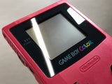 GameBoy Color Red Console Nintendo Japan - Tested Working LH1042