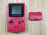 GameBoy Color Red Console Nintendo Japan - Tested Working LH1042