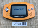 GameBoy Advance Orange Console Nintendo Japan - Tested Working LH1070