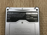 GameBoy Advance SP Platinum Silver Console Japan - Tested Working LH1083