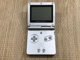 GameBoy Advance SP Platinum Silver Console Japan - Tested Working LH1085