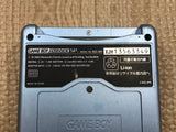 GameBoy Advance SP Pearl Blue Console Nintendo Japan - Tested Working LH1092