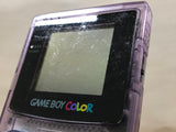 GameBoy Color Clear Purple Console Nintendo Japan - Tested Working LH1146