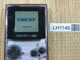 GameBoy Color Clear Purple Console Nintendo Japan - Tested Working LH1146