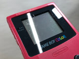 GameBoy Color Red Console Nintendo Japan - Tested Working LH1159