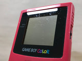 GameBoy Color Red Console Nintendo Japan - Tested Working LH1159