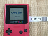 GameBoy Color Red Console Nintendo Japan - Tested Working LH1159