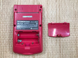 GameBoy Color Red Console Nintendo Japan - Tested Working LH1159
