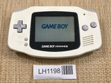 GameBoy Advance White Console Nintendo Japan - Tested Working LH1198