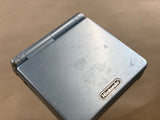GameBoy Advance SP Pearl Blue Console Nintendo Japan - Tested Working LH1219